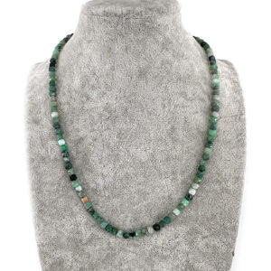 Zümrüt Kolye 4mm Gümüş