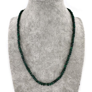 Malakit Kolye 4mm Gümüş