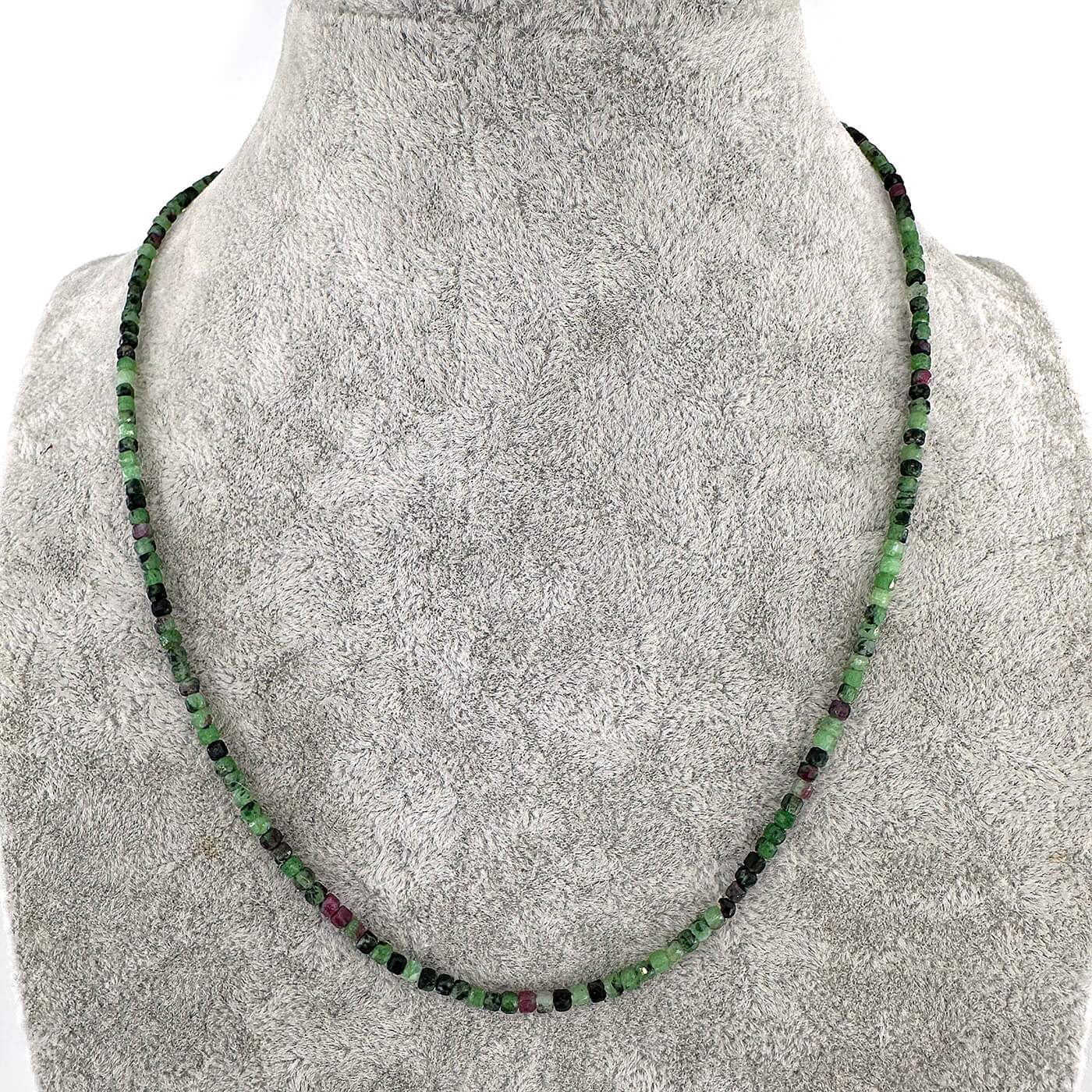 Anyolit Kolye 2mm Gümüş