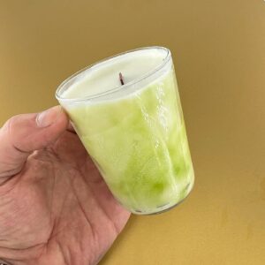 Alternative view of Premium Esanslı Sükunet Bardak Mum (Ahşap Fitil)