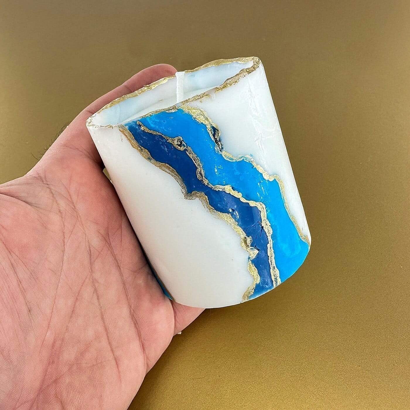 Premium Esanslı Mavi Söz Mum - Görsel 2