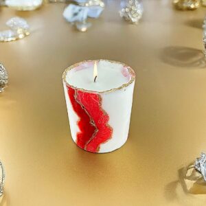 Premium Esanslı Alev Rüzgar Mum