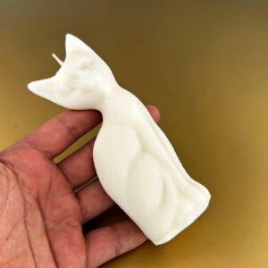 Alternative view of Premium Esanslı Müezza Mum Beyaz