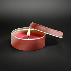 Premium Esanslı Teneke Kutu Mum Gül Kurusu