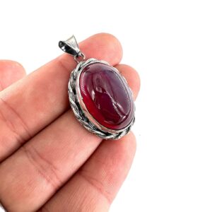 Yakut Kolye Ucu (Gümüş) 10950