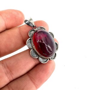 Yakut Kolye Ucu (Gümüş) 10955