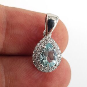 Topaz Kolye Ucu (Gümüş) - 2