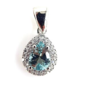 Topaz Kolye Ucu (Gümüş)