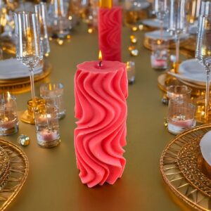 Premium Esanslı Ayışığı Dansı Mum Kırmızı