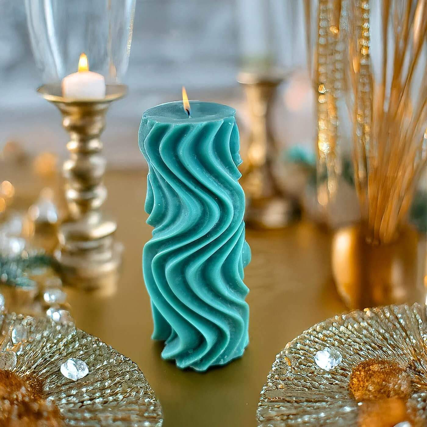 Premium Esanslı Ayışığı Dansı Mum Yeşil