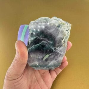 Premium Esanslı Sessiz Harmoni Florit Plaka Mum - Florit Taşı Enerjisi ve Doğal Formu