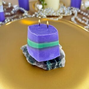 Premium Esanslı Sessiz Harmoni Florit Plaka Mum