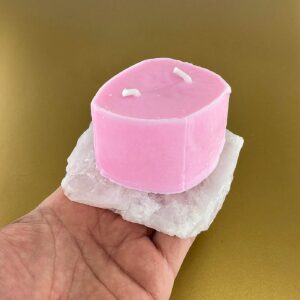 Pembe Kuvars Mum1 Sarkaç Adam