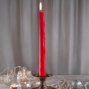 Premium Esanslı Şamdan Mum Kırmızı