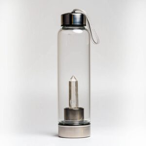 Kristal Kuvars Silver Su Matarası