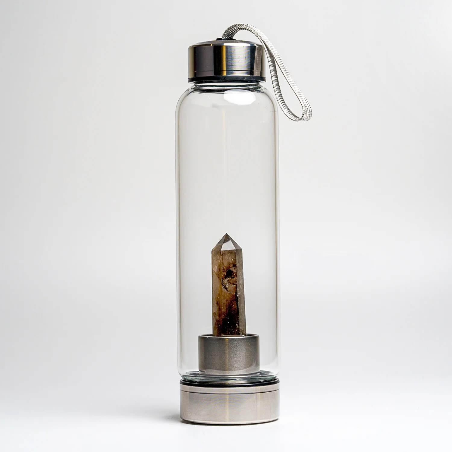 Dumanlı Kuvars Silver Su Matarası