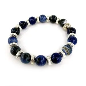 Sodalit Bileklik 10mm