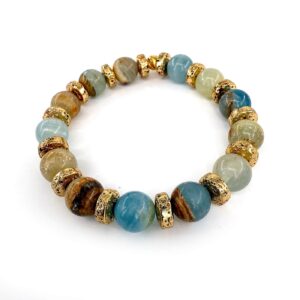 Mavi Kalsit Bileklik 10mm