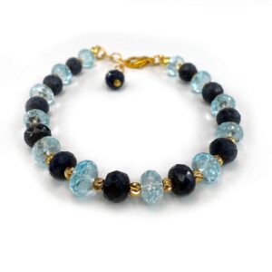 Mavi Topaz / Safir Bileklik