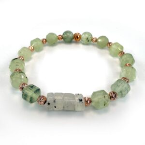 Prehnite Bileklik Faset