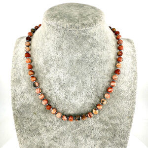 Rodokrozit Kolye 6mm Faset 40cm