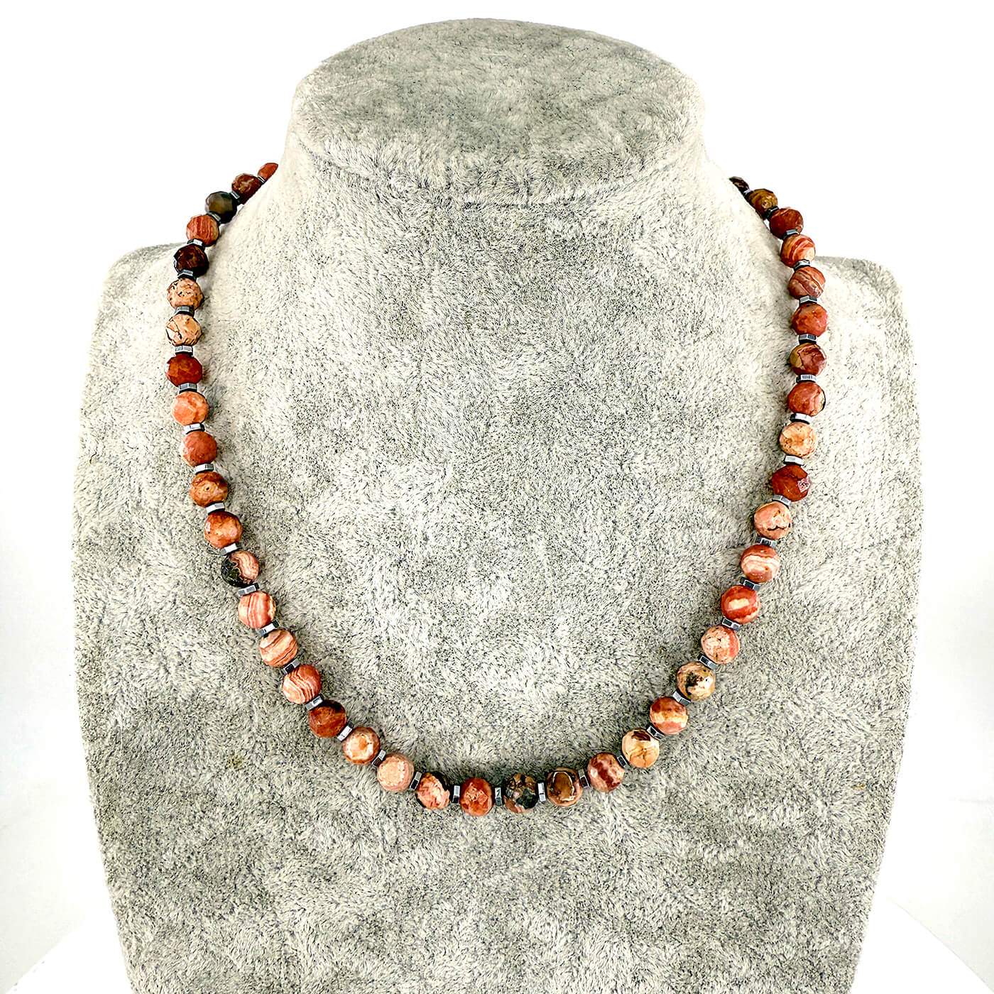 Rodokrozit Kolye 6mm Faset 40cm