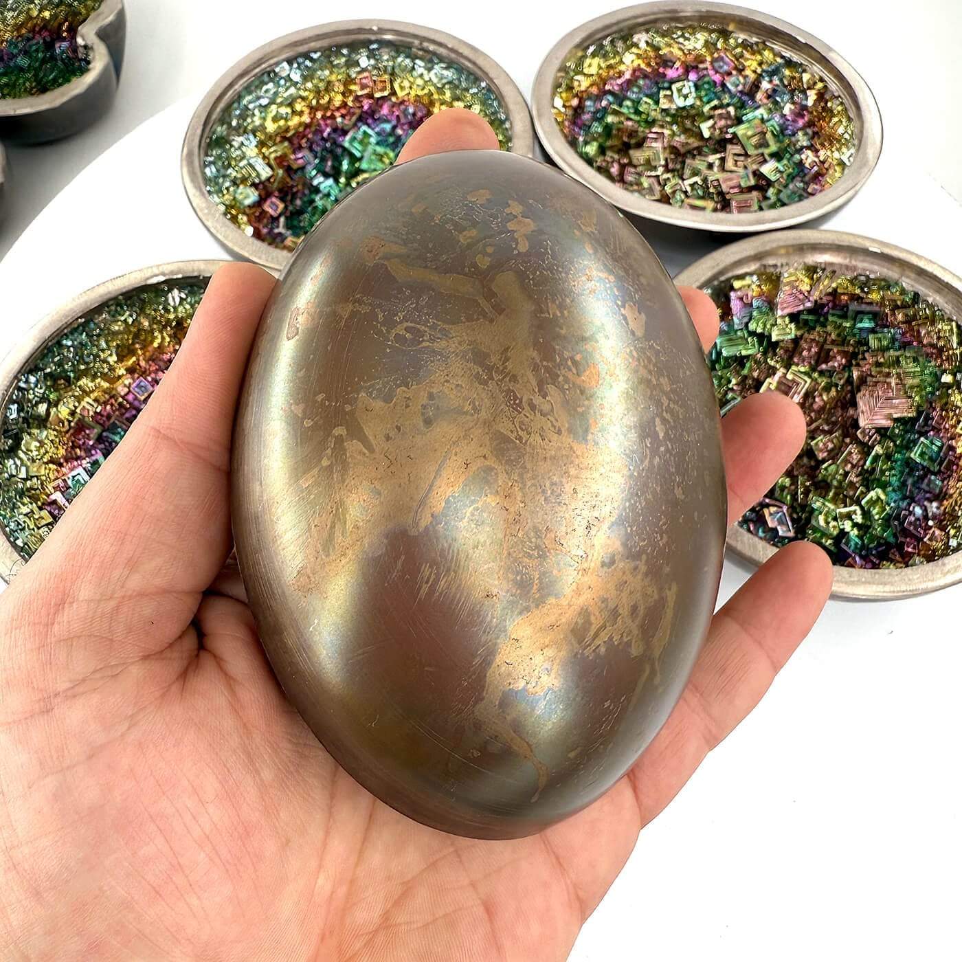 Bizmut Elips Kase Obje - Görsel 2