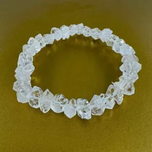 Herkimer Kuvars Bileklik Çift Uçlu 6A+