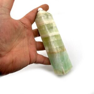 Yeşil Kalsit Obelisk