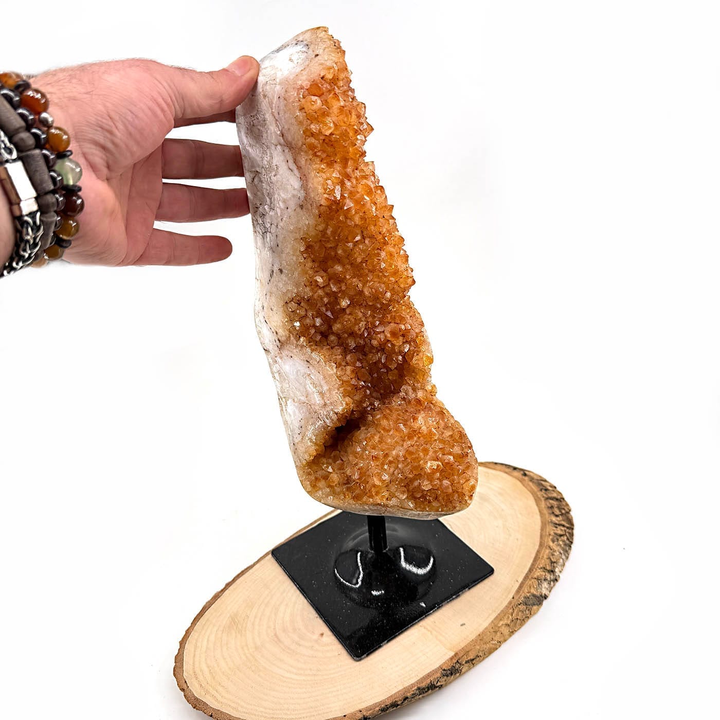 Sitrin Standlı Ham Taş