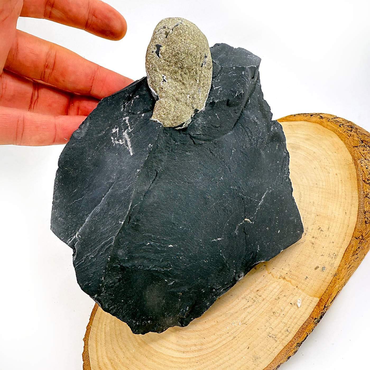 Şungit / Pirit Ham Taş - Görsel 2