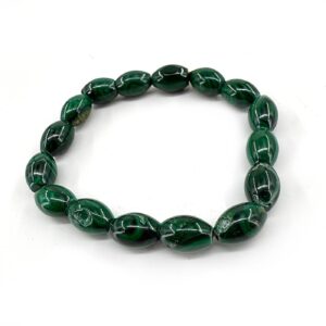 Malakit Arpa Bileklik 8x13mm