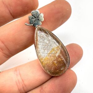 Golden Healer Kolye Ucu Gümüş