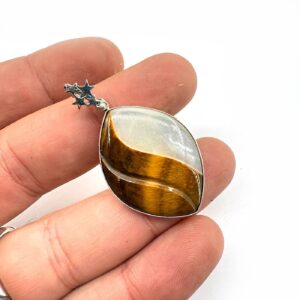 Kaplangözü / Sedef Kolye Ucu Gümüş