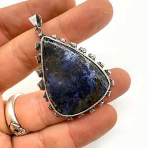 Pietersite Kolye Ucu Gümüş