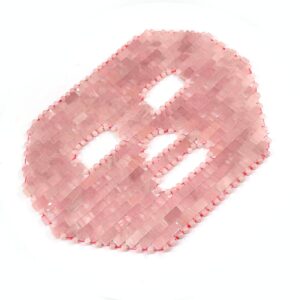 Pembe Kuvars Doğaltaş Yüz Maskesi