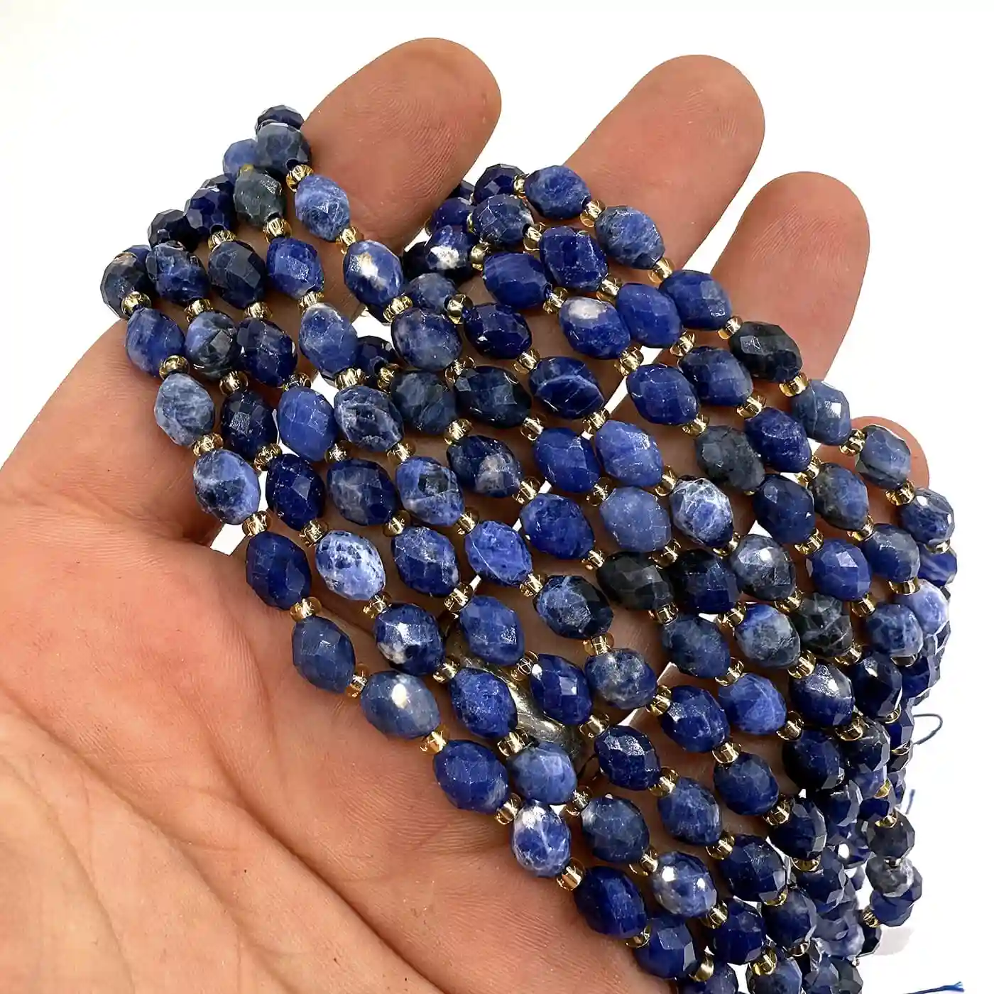 Sodalit Dizi Faset 6x8mm