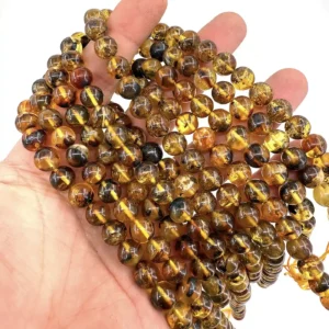 Fosil Kehribar Dizi 9-10mm