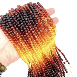 Renkli Kehribar Dizi 6mm