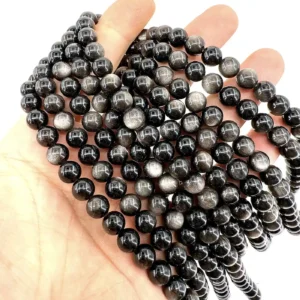 Silver Obsidiyen Dizi 8mm