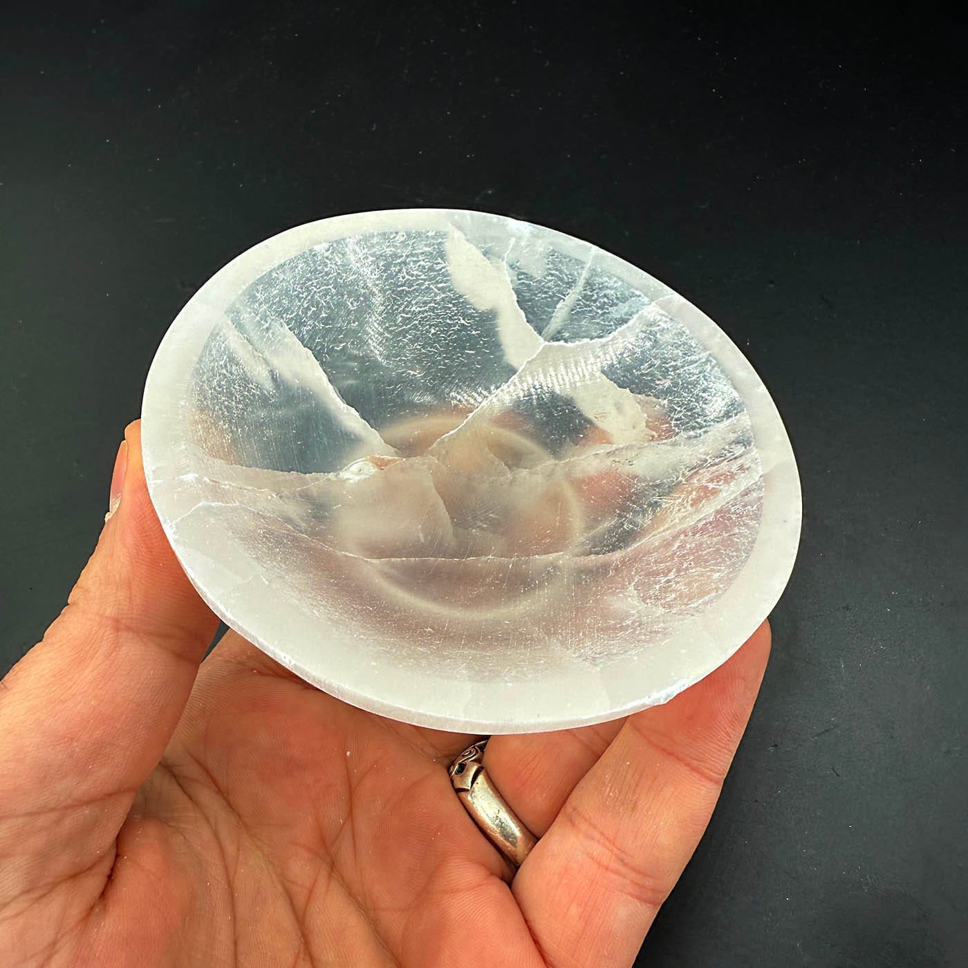 Selenit Standlı Kase - Görsel 2