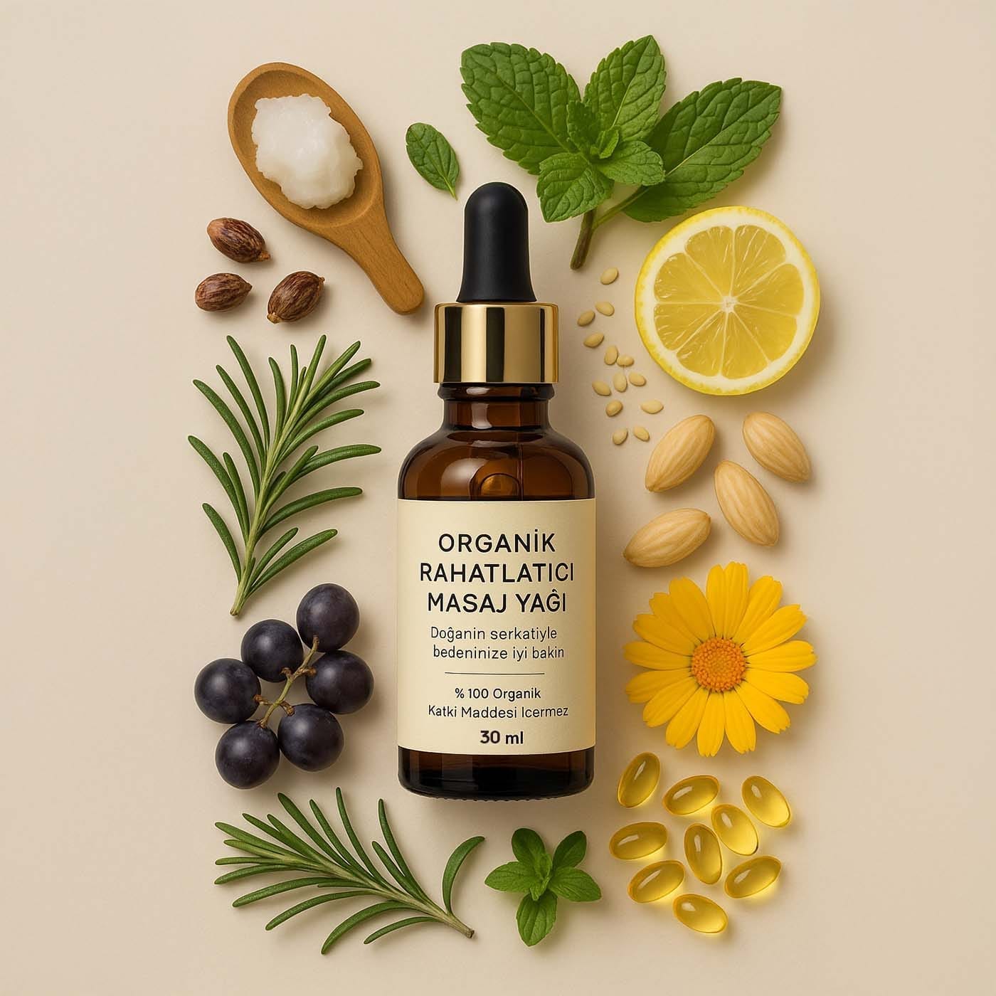 organik premium enerji masaj yagi 30cc Sarkaç Adam