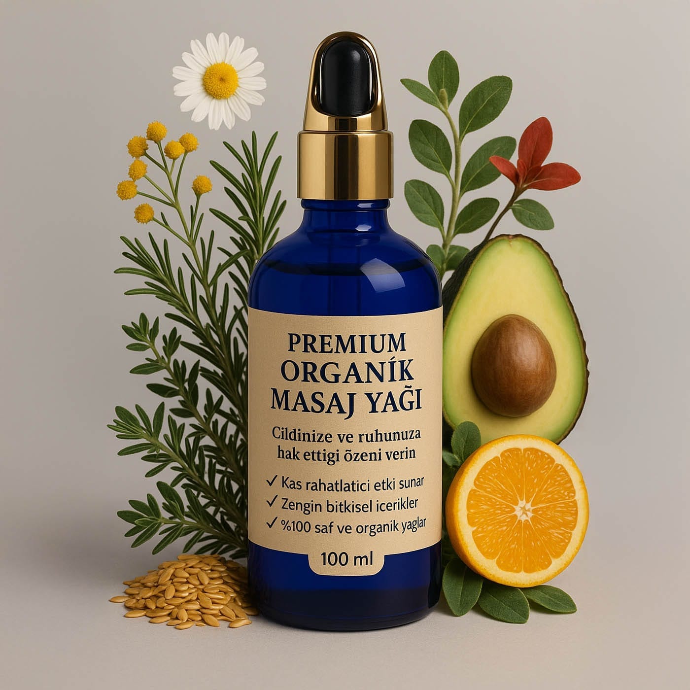 organik premium masaj yagi 100cc Sarkaç Adam