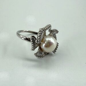 İnci Yüzük Gümüş