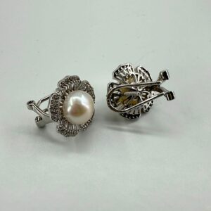 İnci Küpe Gümüş