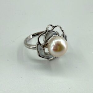 İnci Yüzük Gümüş