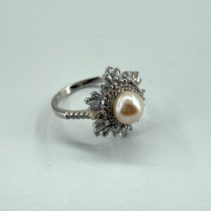 İnci Yüzük Gümüş