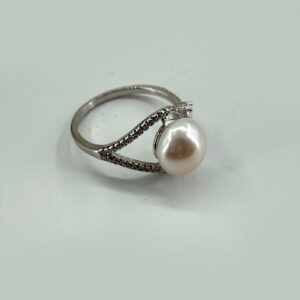 İnci Yüzük Gümüş