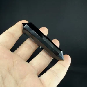 Obsidiyen Vogel Kristali 12 Faset 8cm - obsidiyen ve obsidyen ve Vogel Taşı Enerjisi ve Doğal Formu
