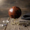 Mahogany Obsidiyen Küre